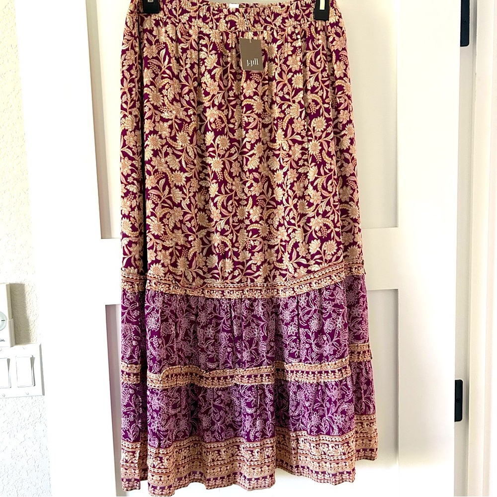 J.Jill Boho Skirt NWT